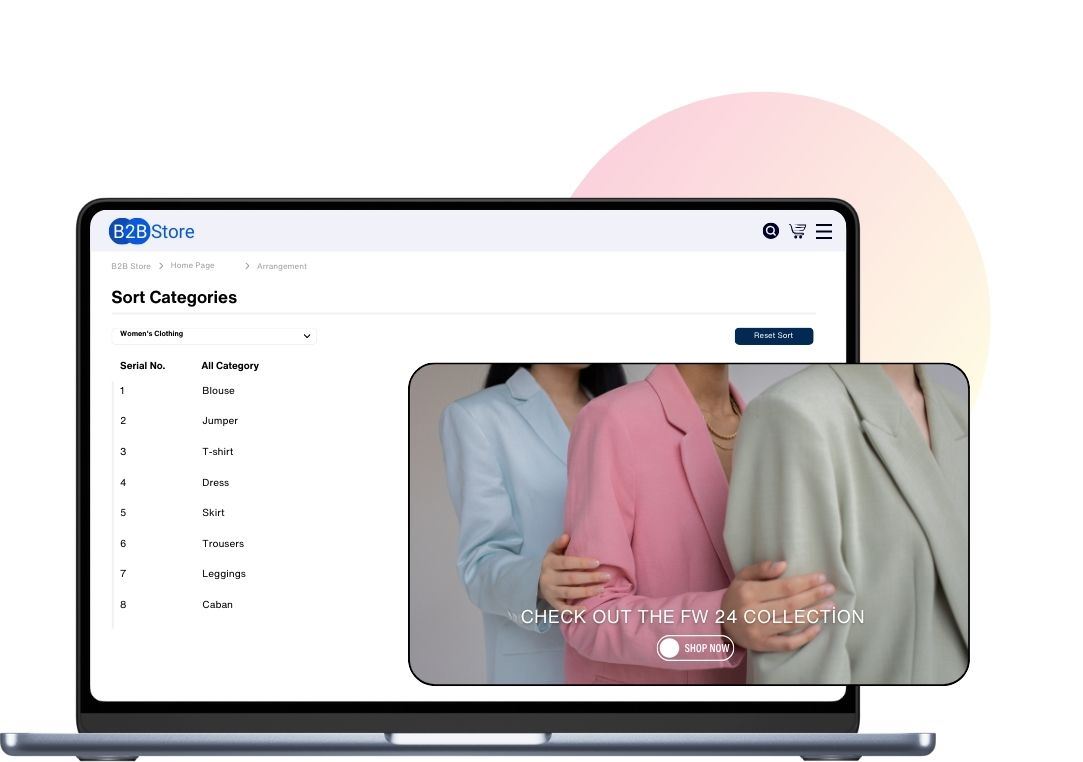 ميزة <b>تصنيف الفئات والعلامات التجارية</b> 1