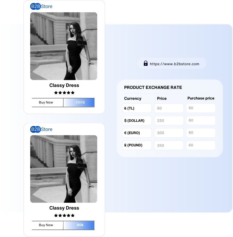 ميزة <b>إضافة عملة مختلفة إلى منتج مختلف</b> 1
