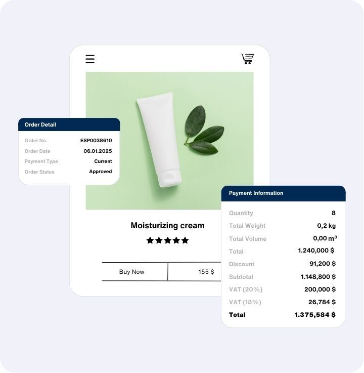 ميزة <b>تفاصيل الطلب</b> 1