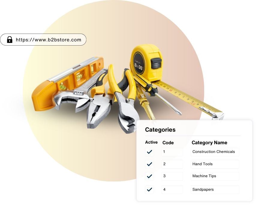 تحديد <b>فئات المنتجات</b> 1