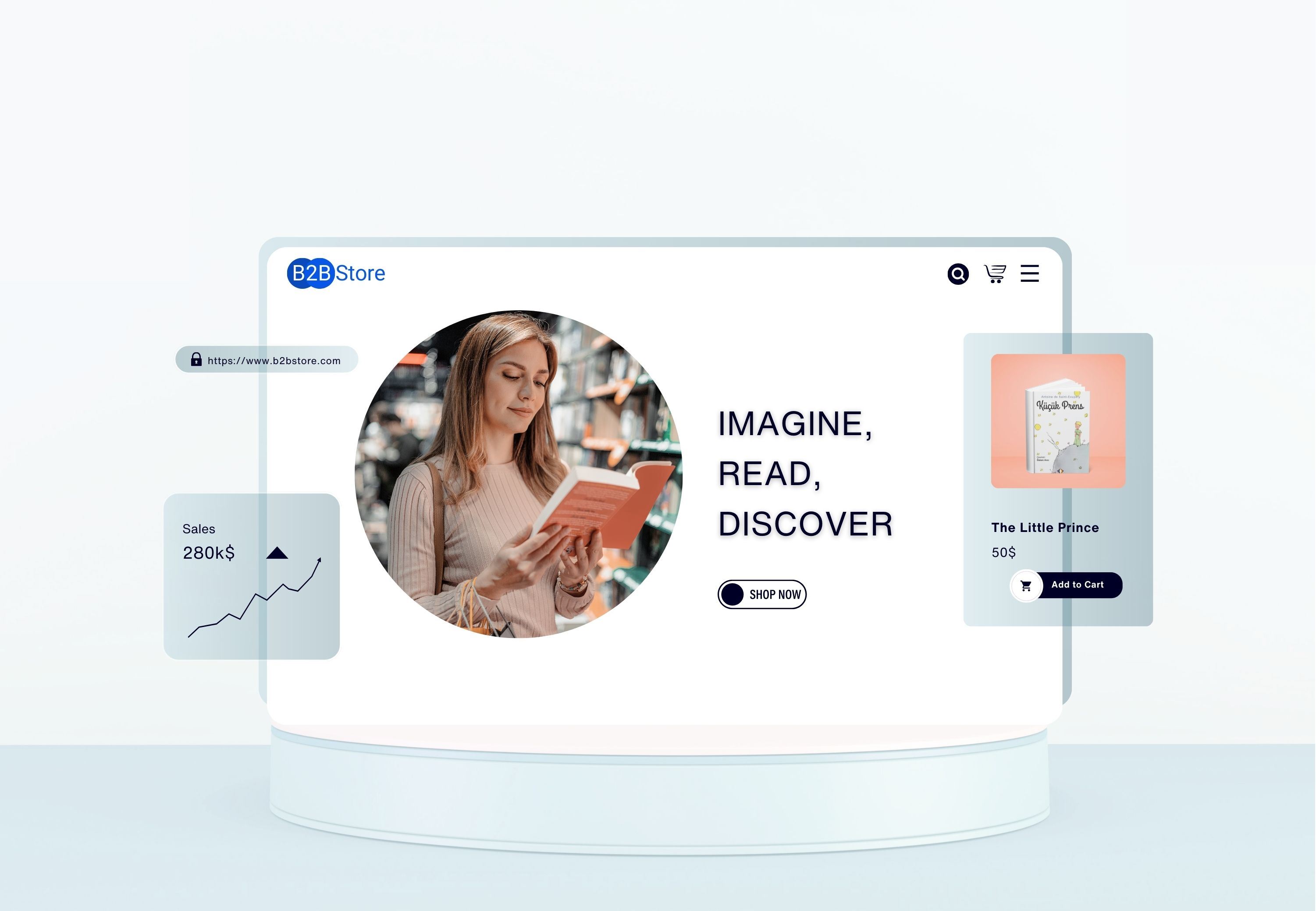 <b>الوصول إلى القمة في مجال النشر</b> مع متجر B2B