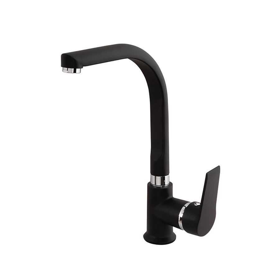 STİLLA KUĞU LAVABO BATARYASI BLACK (ACAR) 1