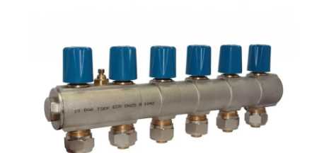 KOLLEKTÖR VANALI 6 LI MAVİ 1