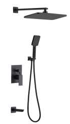 ANKASTRE DUŞ SİSTEMİ SİYAH ( SQUARE) (PENTA) 1