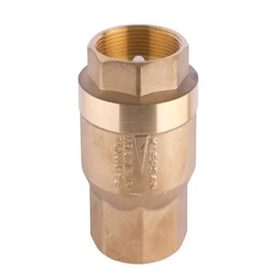 1 1/4'' DİK ÇEKVALF SARI ( KLEPSAN ) (50ad) 1