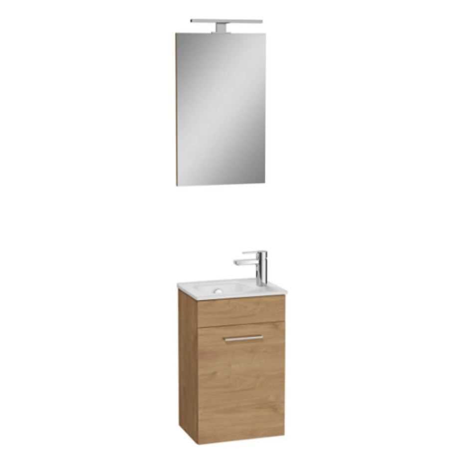 MİA 40CM KAPAKLI LVB.DLB+AYNA SET A.MEŞE ( VİTRA ) 1