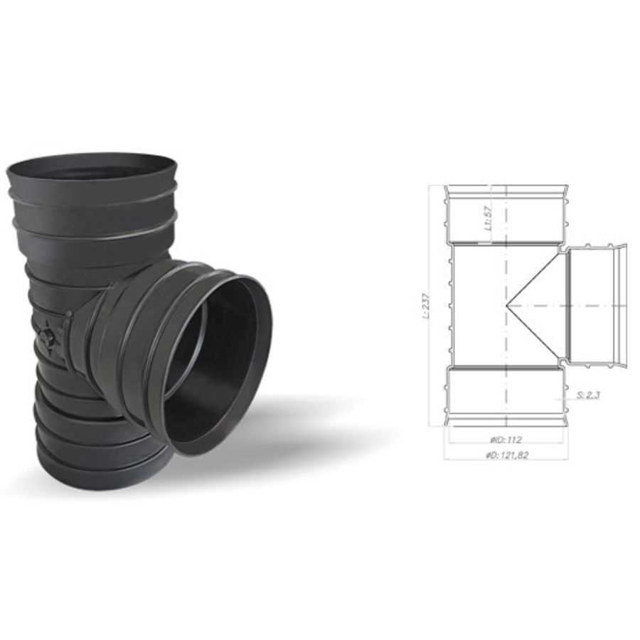 125 KORUGE TRIPLEX T PARÇA (1 adet) (FIRAT) 1