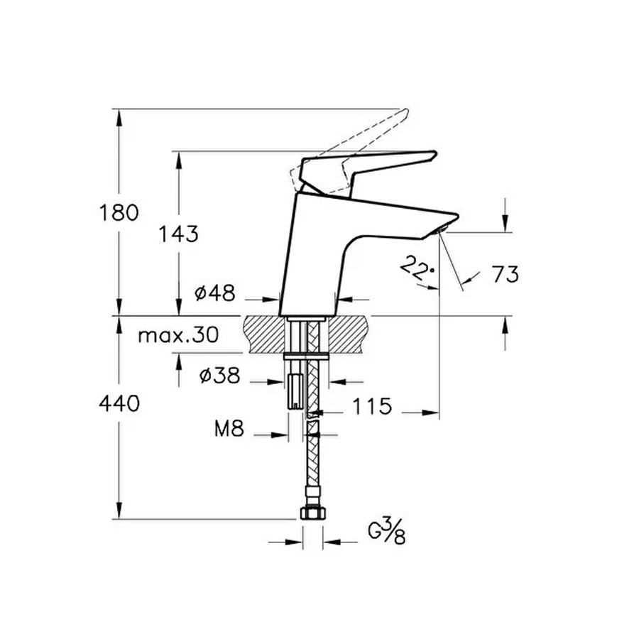 SOLİD S LAVABO BATARYASI ( ARTEMA ) 2