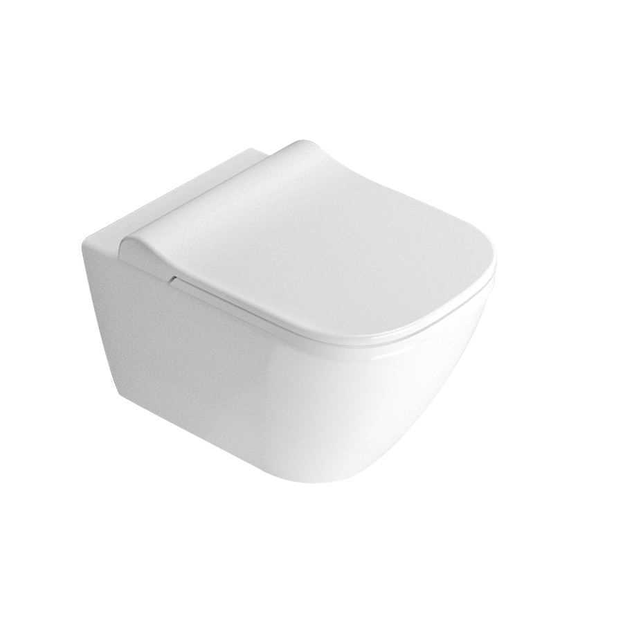 LUNA RİMLESS-KANALSIZ ASMA KLOZET (pl.24) ( TURAVİT ) 1