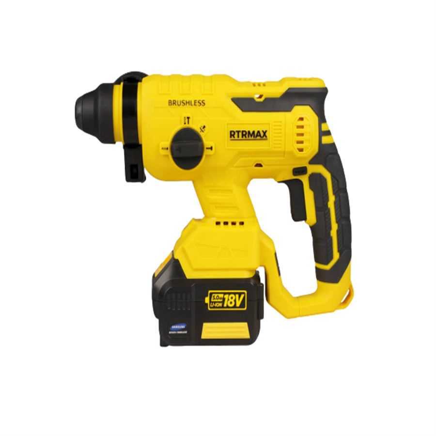 AKÜLÜ ELEKTROPNÖMATİK KIRICI-DELİCİ 18V AKÜ KÖMÜRSÜZ (RTRMAX) 1