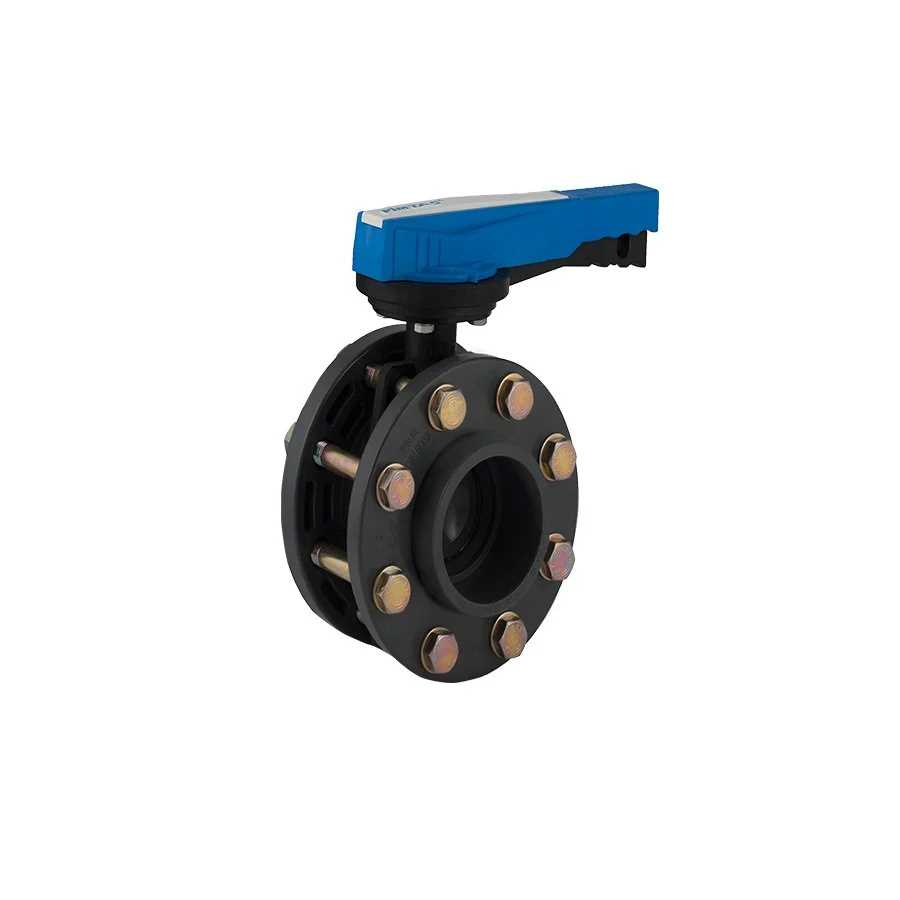 140 UPVC FLANŞLI KELEBEK VANA PN10 1