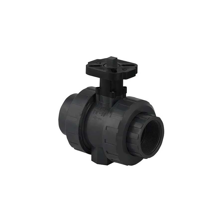 90 UPVC KÜRESEL VANA AKT.UYUMLU PN16 1