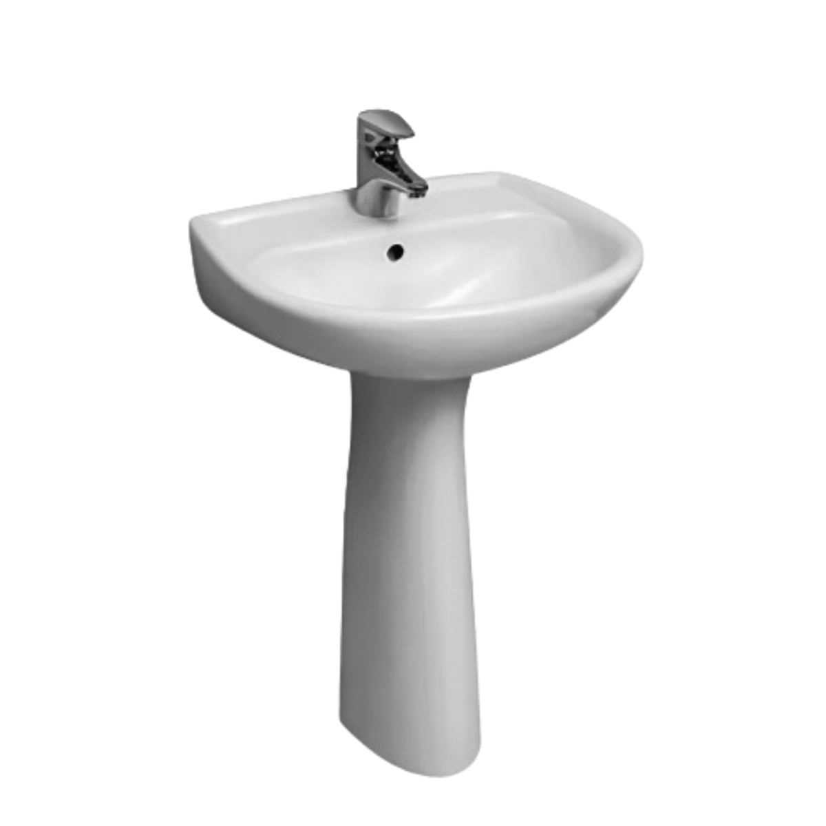 NORM 45x55 CM LAVABO+ KOLON AYAK ( VİTRA ) 1