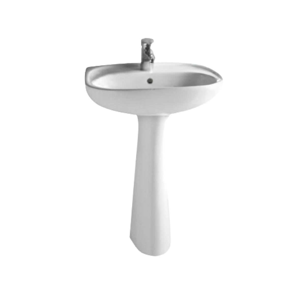 NORM 60 CM LAVABO+ KOLON AYAK ( VİTRA ) 1