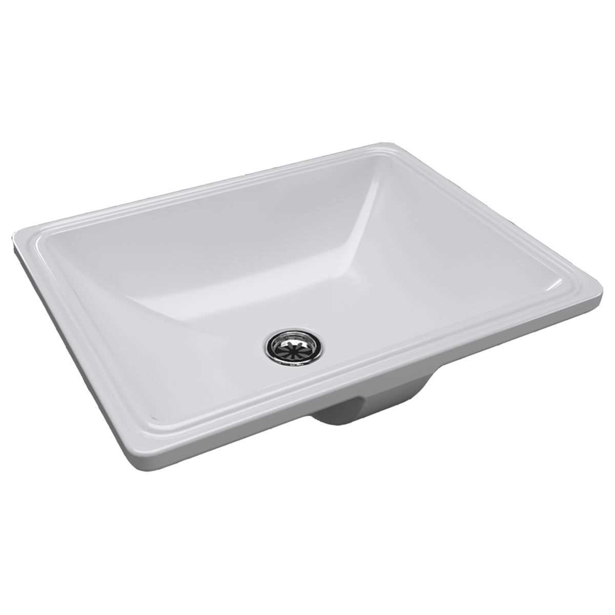 LAVABO HİLTON 41X52 ( KARE ) ( TURAVİT ) 1