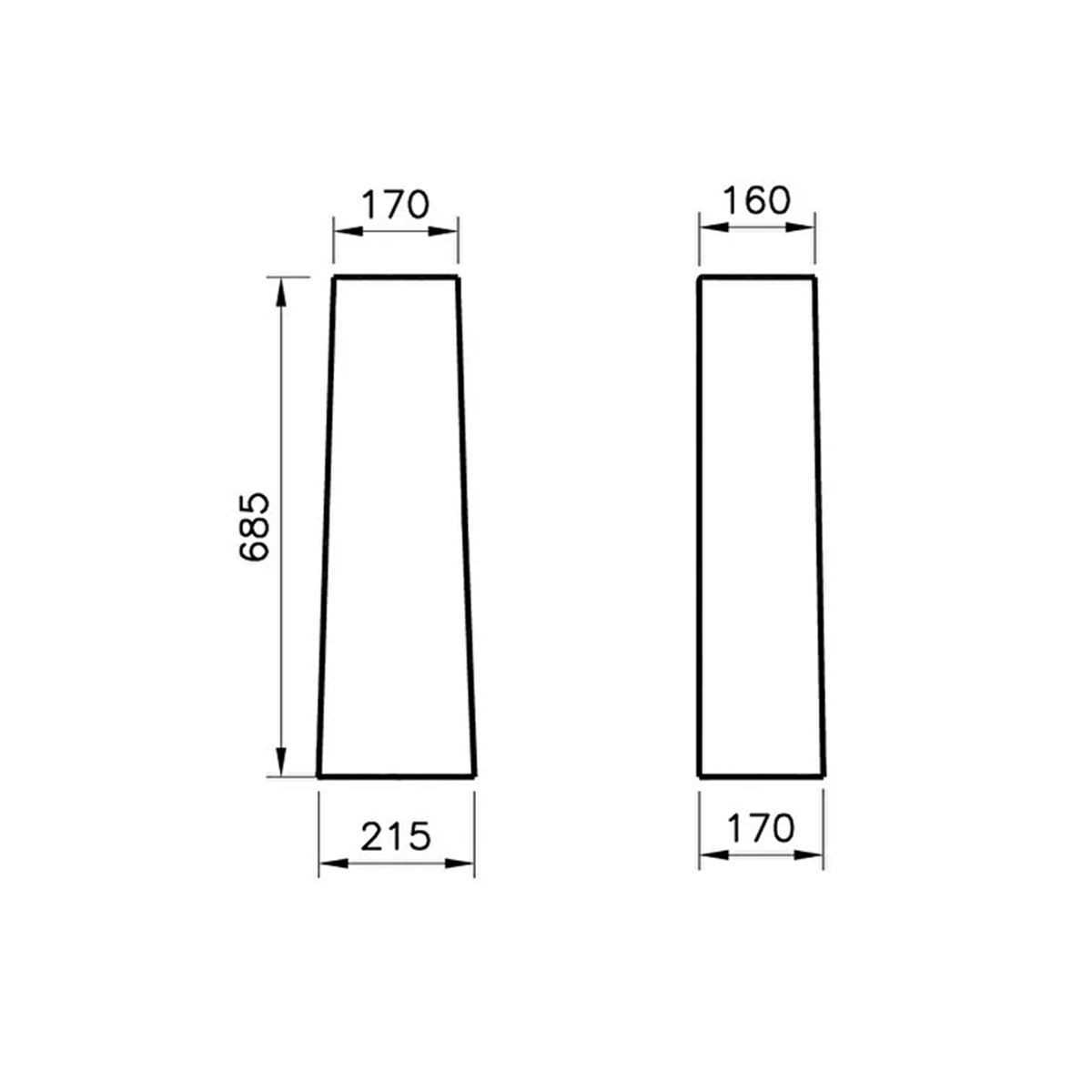 S20 KOLON AYAK BEYAZ ( VİTRA ) 1