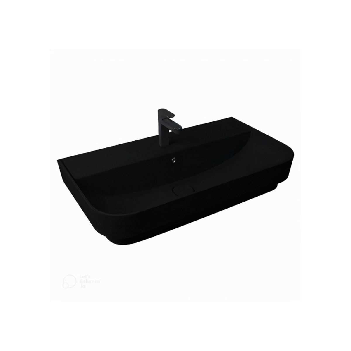 LUNA LAVABO SLİM 55CM SİYAH ( TURAVİT ) 1