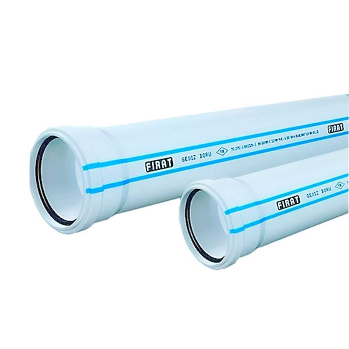 125X500 GEDİZ PVC BORU 2.5mm (10 Bağ) (FIRAT) 1