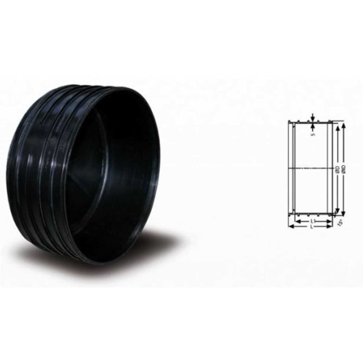 100 HDPE ÇİFT CİDARLI KABLO MUHAFAZA BORUSU-KÖRTAPA (1 adet) (FIRAT) 1