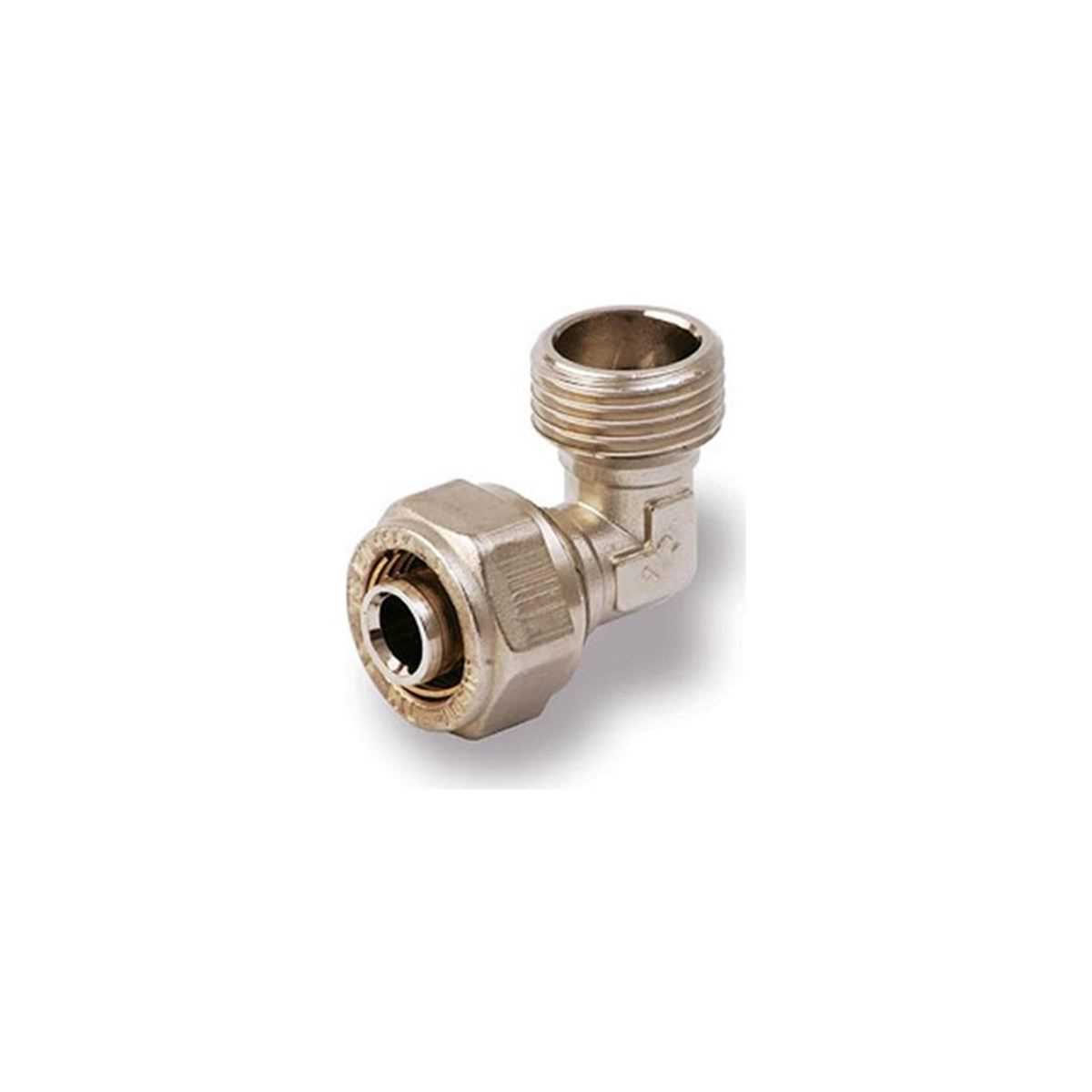 1/2''x16mm DIŞ DİŞLİ DİRSEK (PE-RT BORU BAĞLANTILI) (100 adet) (FIRAT) 1