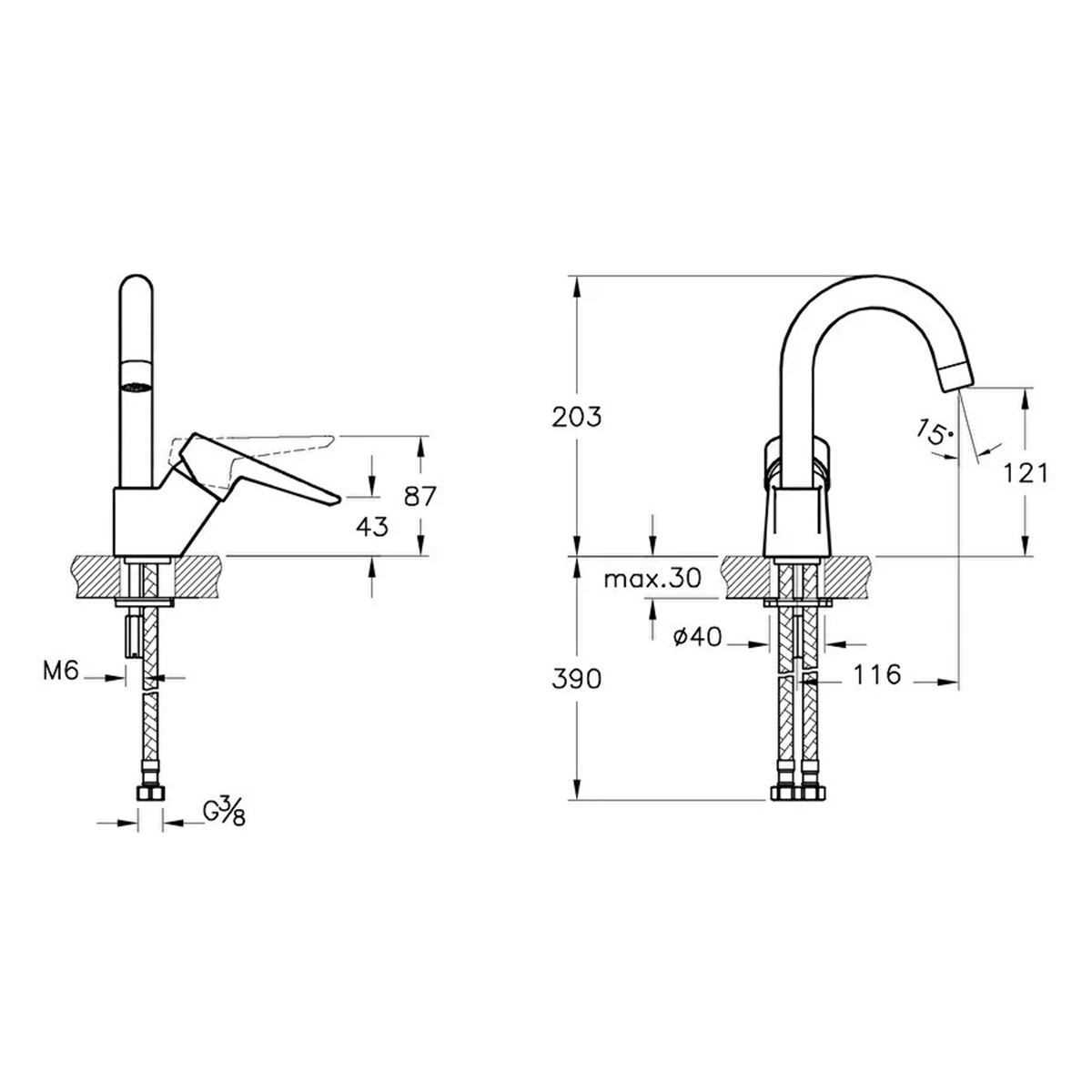 SOLİD S DÖNER LAVABO BATARYASI ( ARTEMA ) 1