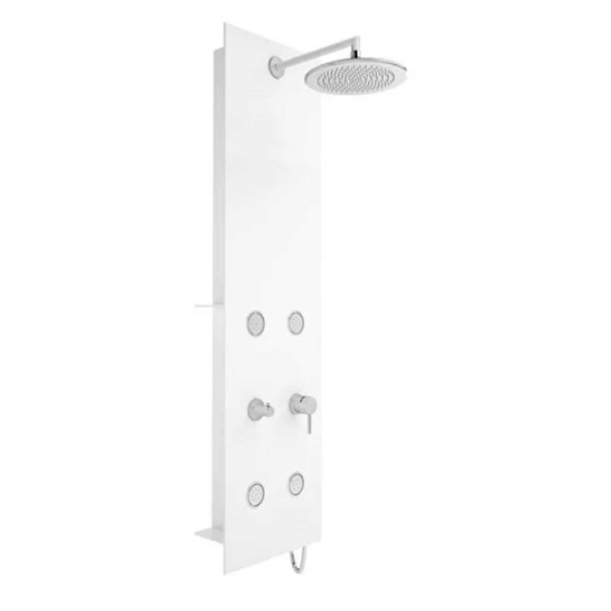 MDS-ORİGİN CAM 140X40 BEYAZ-KROM ( ARTEMA ) 1