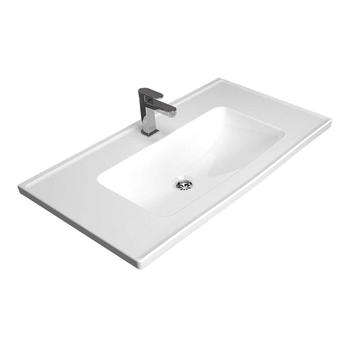 BELLA ETEJERLİ LAVABO 80 CM ( TURAVİT ) 1