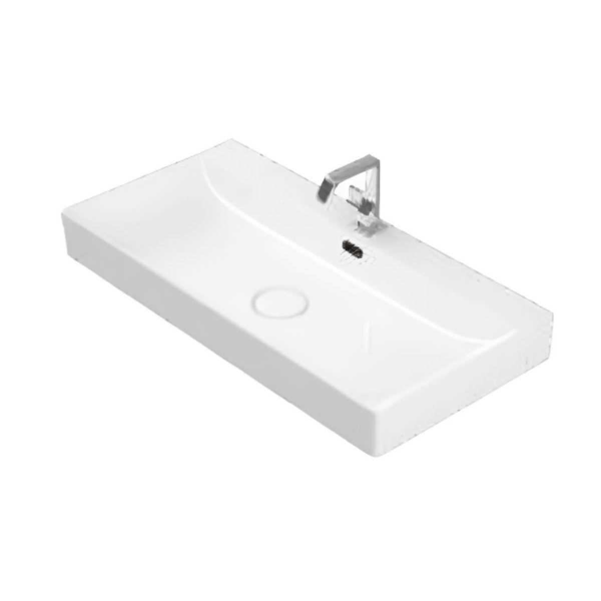 EDGE TEZGAH ÜSTÜ LAVABO 90X45 (ESVİT)(pl.28) 1