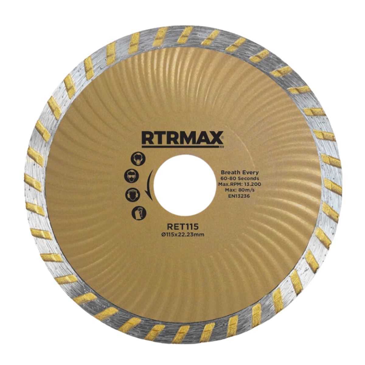 TURBO KANALLI ELMAS TESRETE 115x22mm ( RTRMAX ) 1