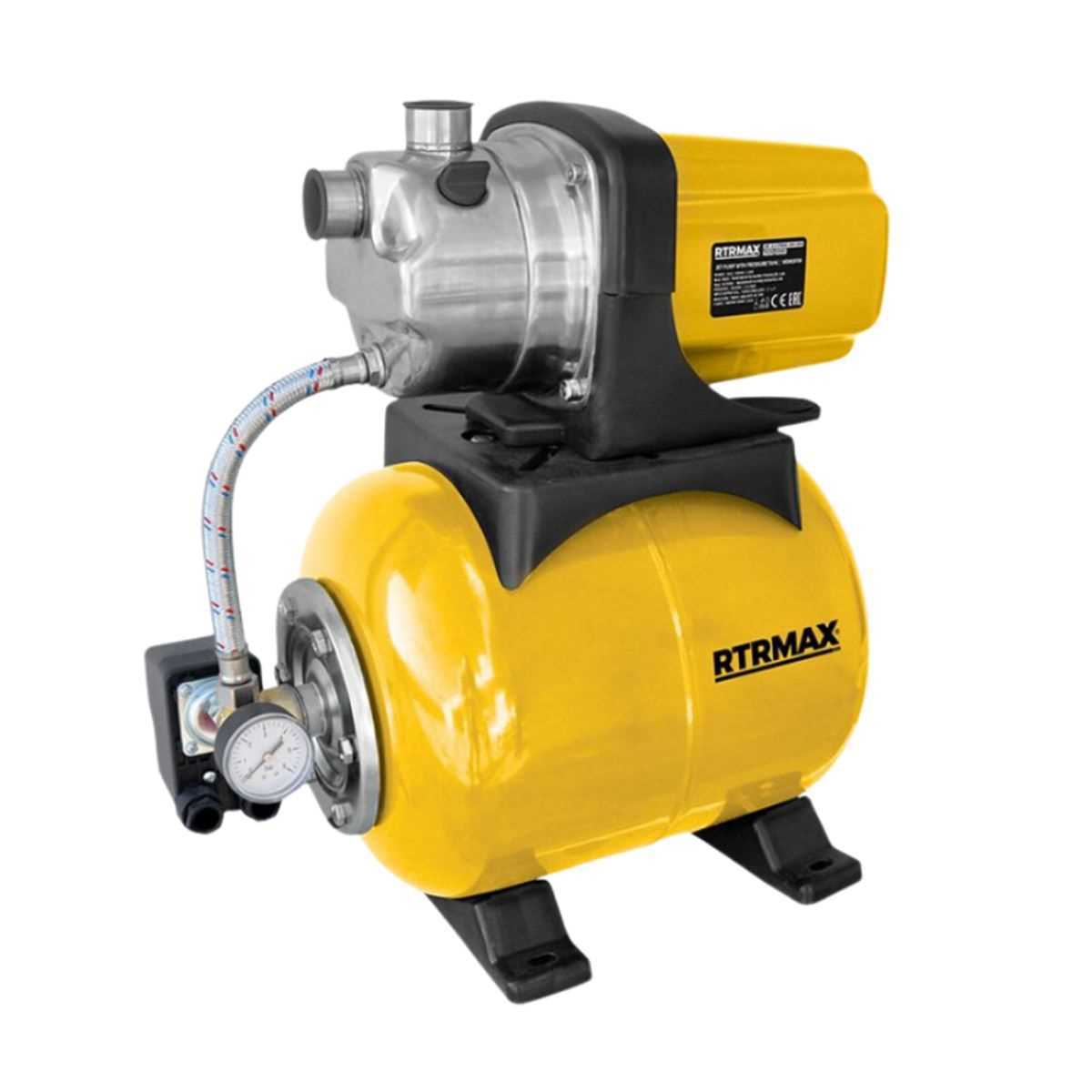 HİDROFOR 1200W/1,6HP 46MT 3 BAR (3 KAT 6 DAİRE) (RTRMAX) 1