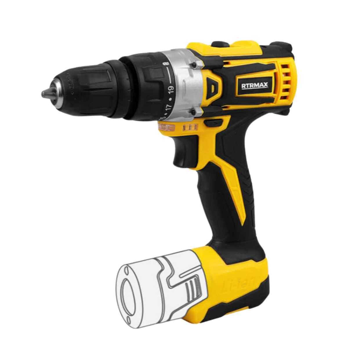 AKÜLÜ MATKAP 12V 2X1,3AH AKÜ ( RTRMAX ) 1
