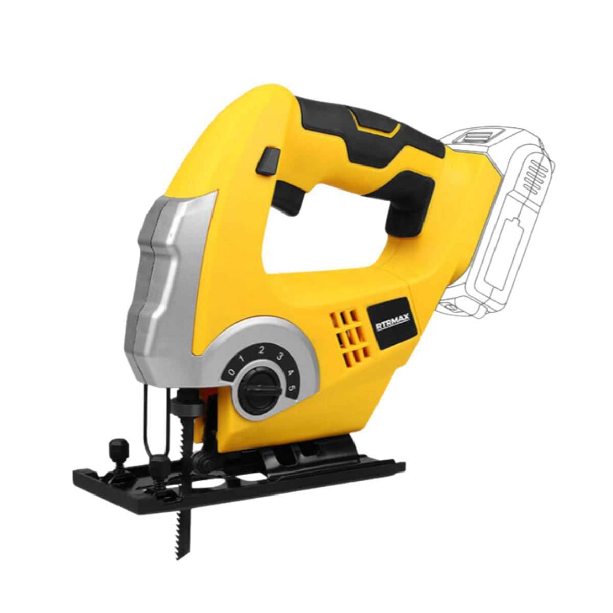 AKÜLÜ DEKUPAJ TESTERE 18V AKÜSÜZ ( RTRMAX ) 1