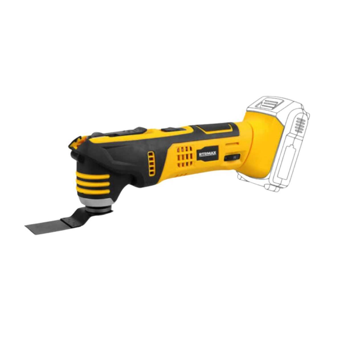 AKÜLÜ ÇOK AMAÇLI KESİCİ 18V AKÜSÜZ ( RTRMAX ) 1
