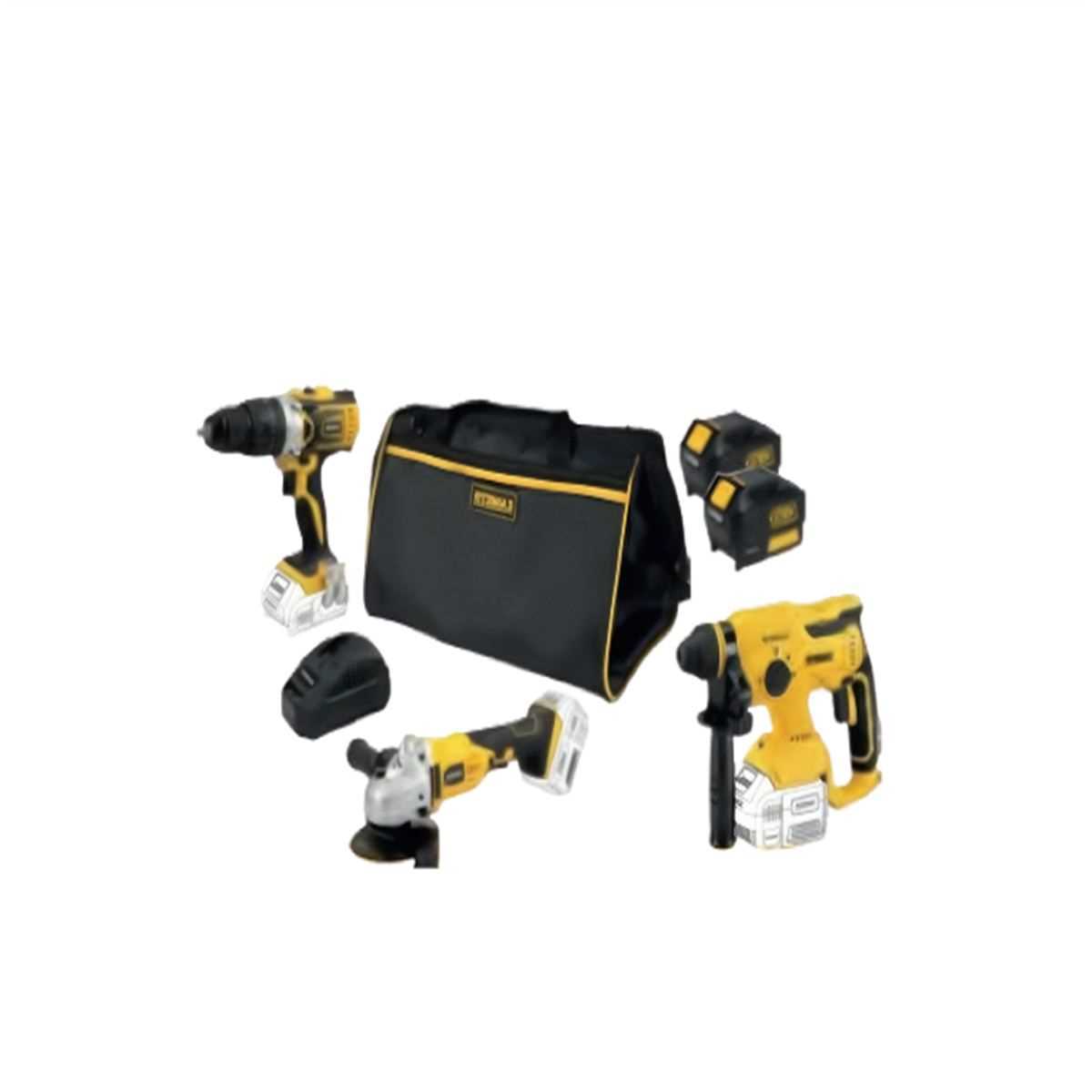 AKÜLÜ 3LÜ COMBO SET 18V 4.AH( RTR MAX ) 1