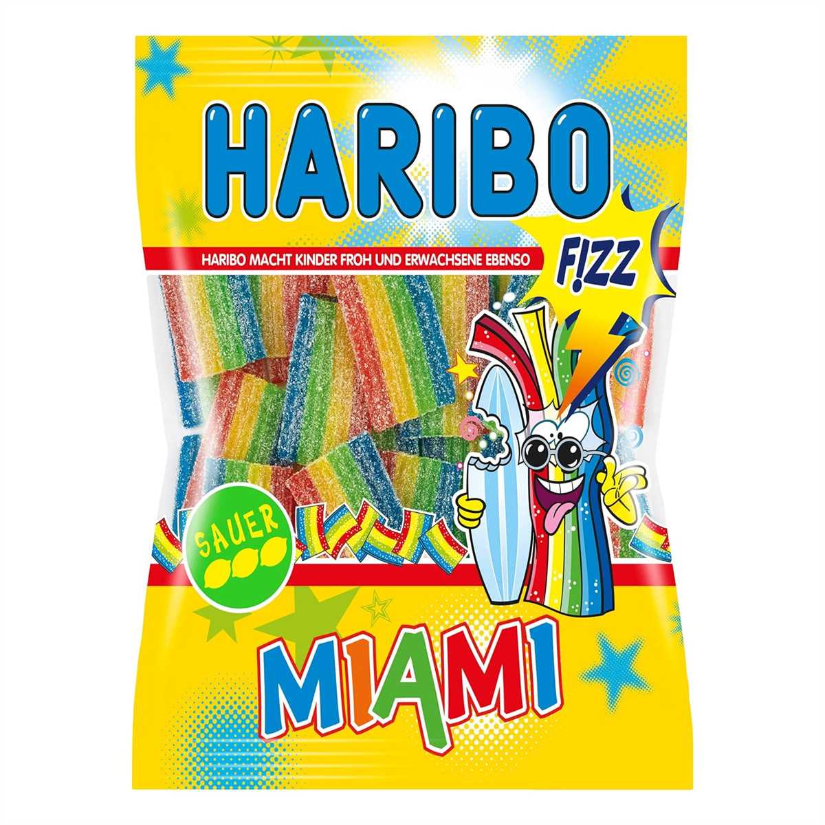 Haribo Miami Sauer gelatinfrei (22x85Gr.) 1