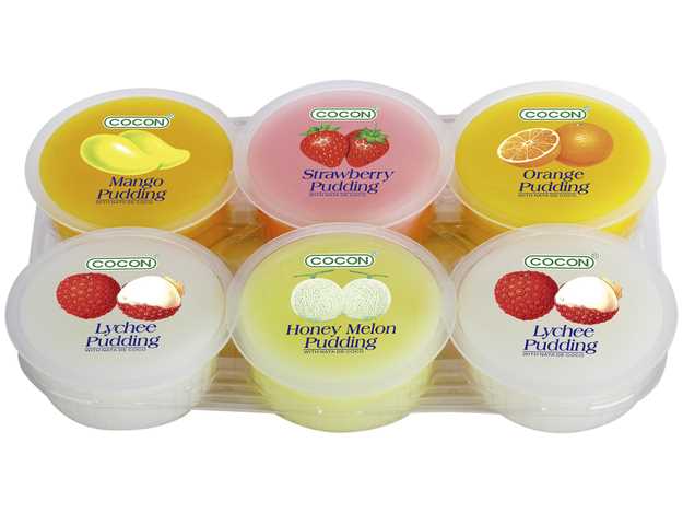 Cocon Pudding Nata de Coco (Assorted) (16x480Gr.) 1