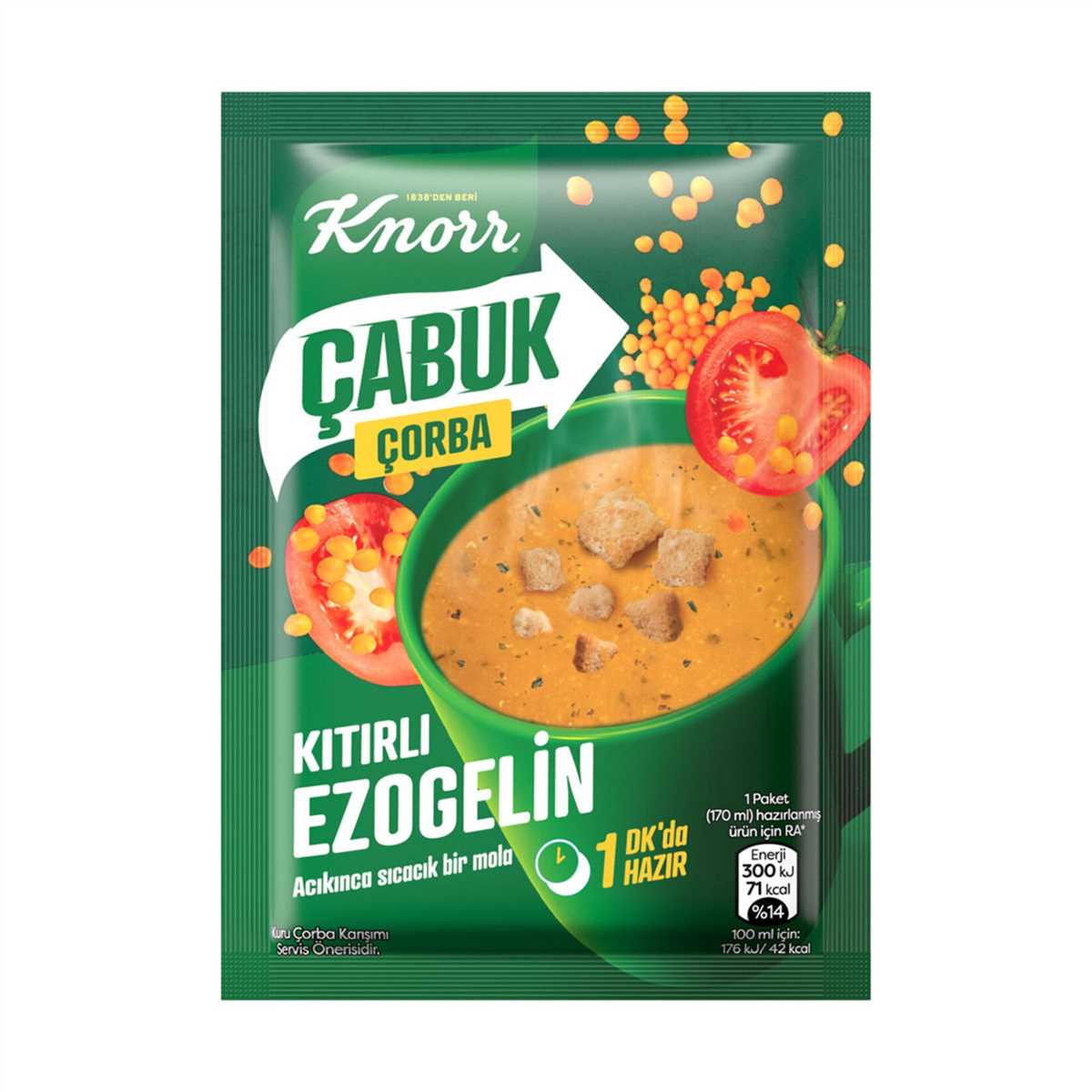 Knorr Cabuk Corba Kitirli Ezogelin (24x22Gr.) 1