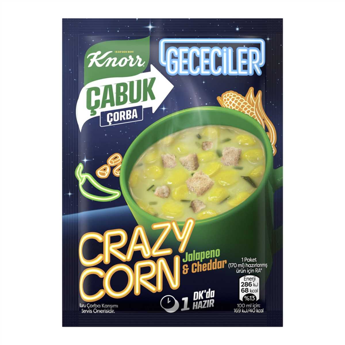 Knorr Cabuk Corba Crazy Corn (24x22Gr.) 1