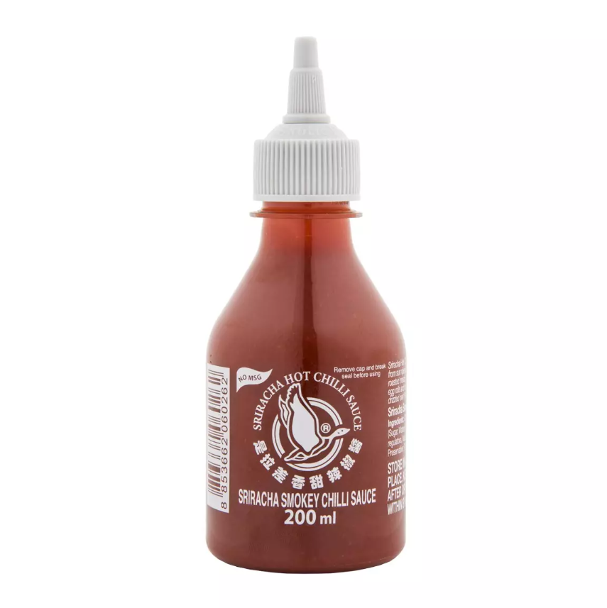 Flying Goose Sriracha Chilli Sauce Smokey (12x200ml.) 1