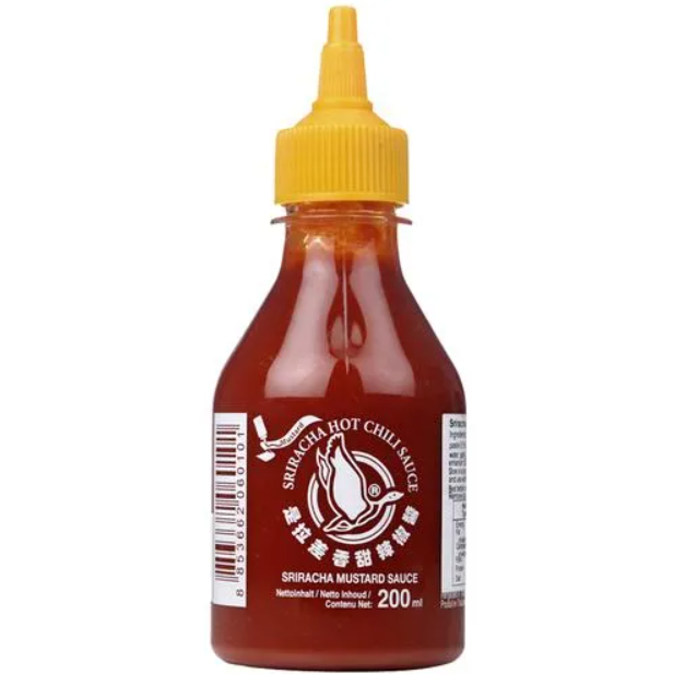 Flying Goose Sriracha Chilli Sauce with Mustard (12x200ml.) 1