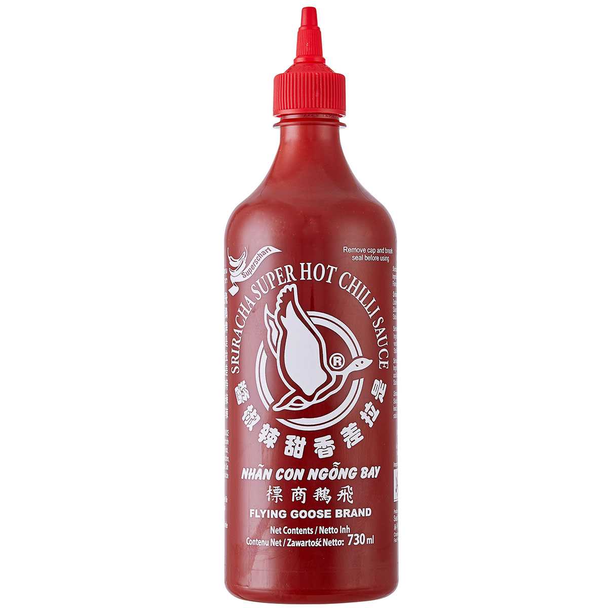 Flying Goose Sriracha Chili sos ekstra aci (12x730ml.) 1