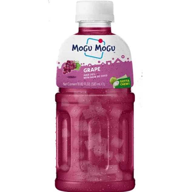 Mogu Mogu Grape Drink with Nata de Coco (24x320ml.) DPG 1