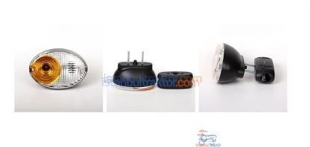 ÖN SİNYAL LAM. (Oval) (2 Civatalı) (R-L) (Takozlu)      TD SERİSİ 1