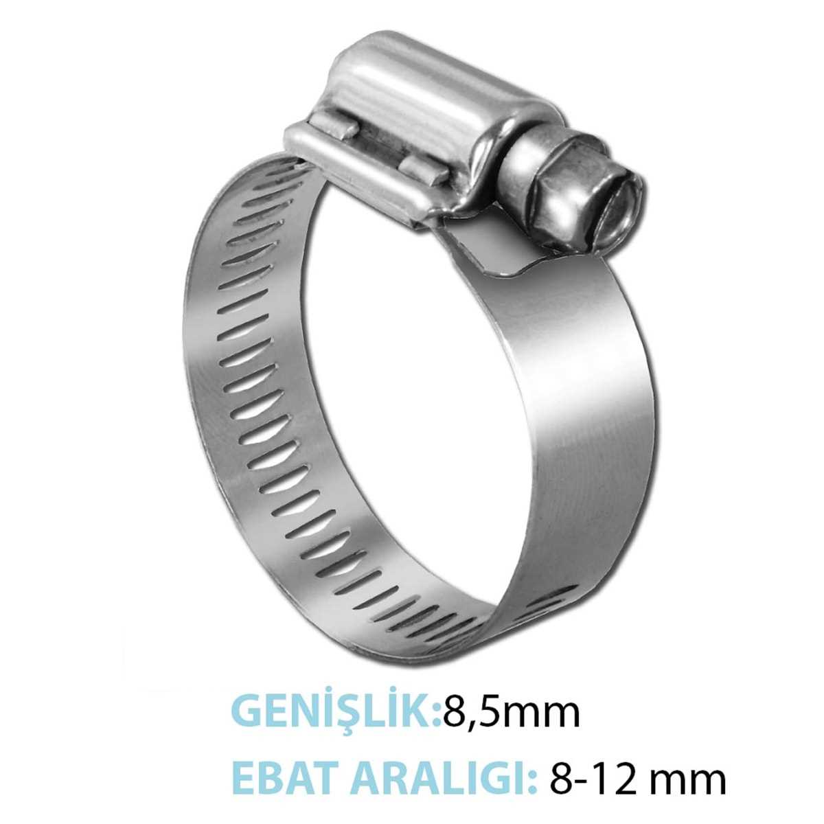 HORTUM KELEPÇESİ 8X12 (8,5 MM) 1