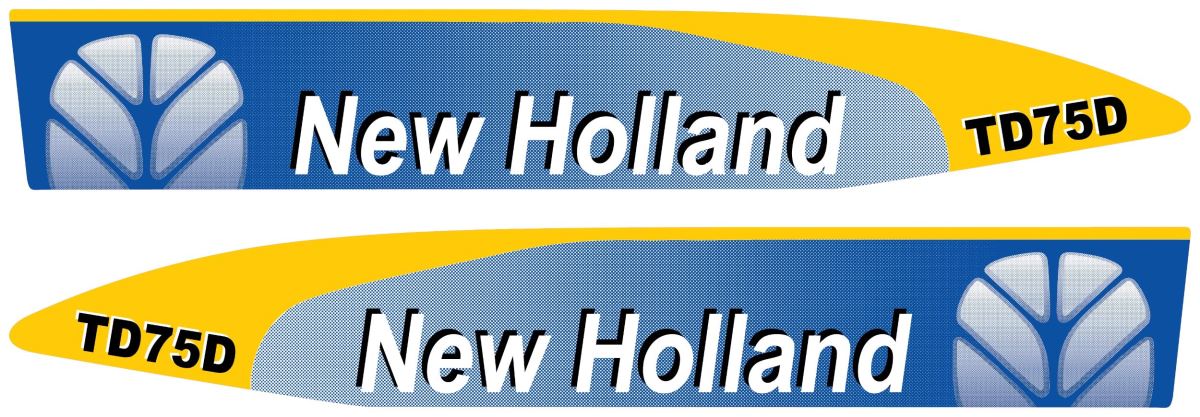 YAN YAZI (NEW HOLLAND) (1.KALİTE) (Y.M.) TD75D 1