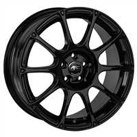 4X100 7.5X17 RC-518 ET35 67.1 BLACK 1