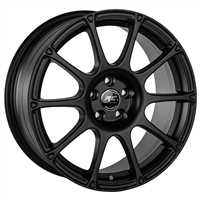 4X100 7.5X17 RC-518 ET35 67.1 MATTBLACK 1