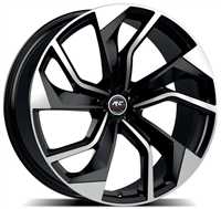 5X112 9.5X22 RC-552 ET26 66.45 BLACK 1