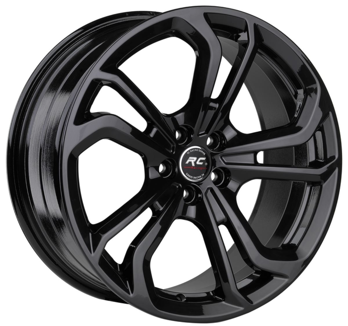 5X100 7.5X17 RC-215 ET40 57.1 BLACK 1
