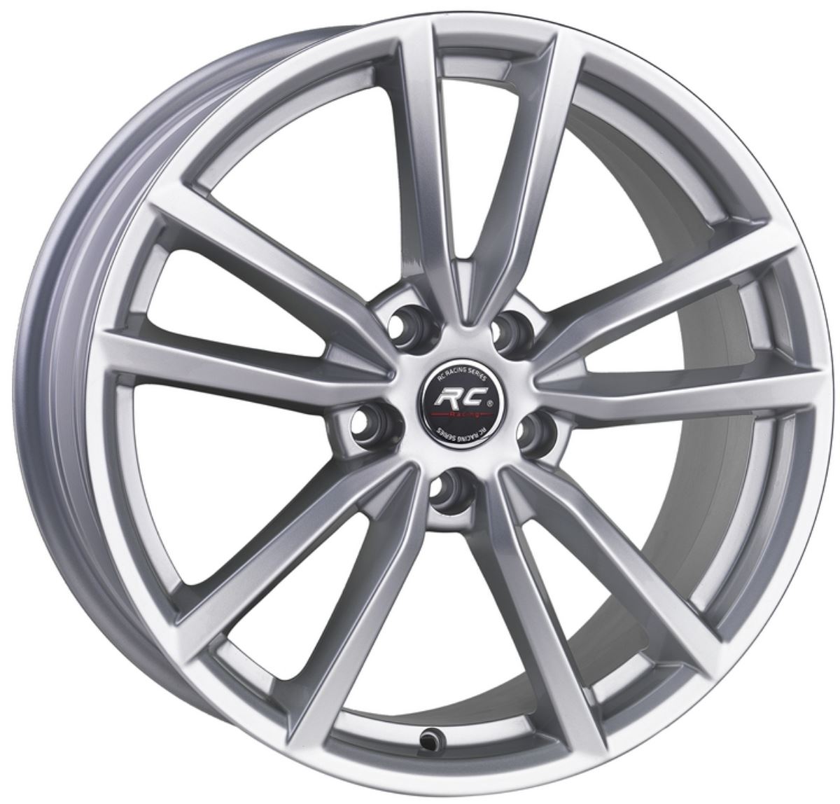 5X100 8.0X18 RC-186 ET40 57.1 SILVER 1